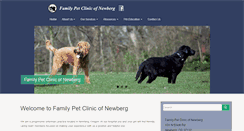 Desktop Screenshot of familypetclinicofnewberg.com