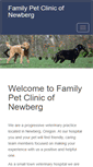Mobile Screenshot of familypetclinicofnewberg.com